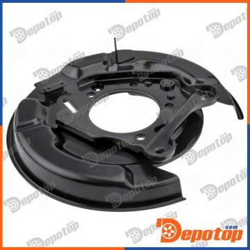 Déflecteur, disque de frein gauche arrière pour TOYOTA | HTO-TY-034, 46504-60060